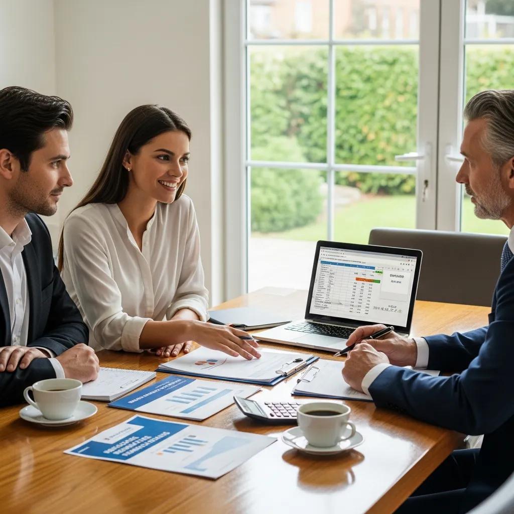 couple discussing renovation financing options with a financial advisor 5afdbf64 1738 4092 a0d8 404eef389814