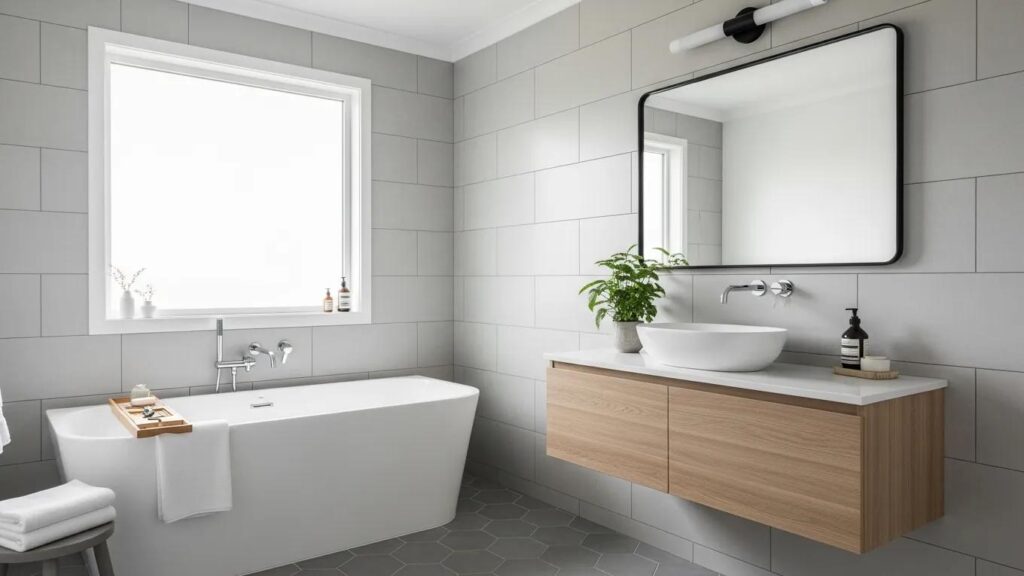 modern bathroom remodel with elegant fixtures and natural light 565c1261 1d80 470e 87a0 e11d2cf06540