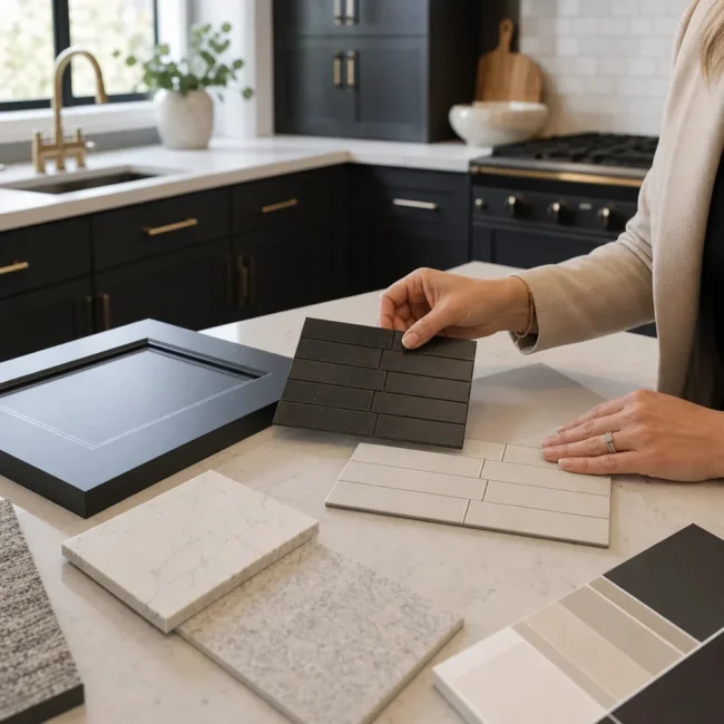 choose backsplash samples dark cabinets 1952