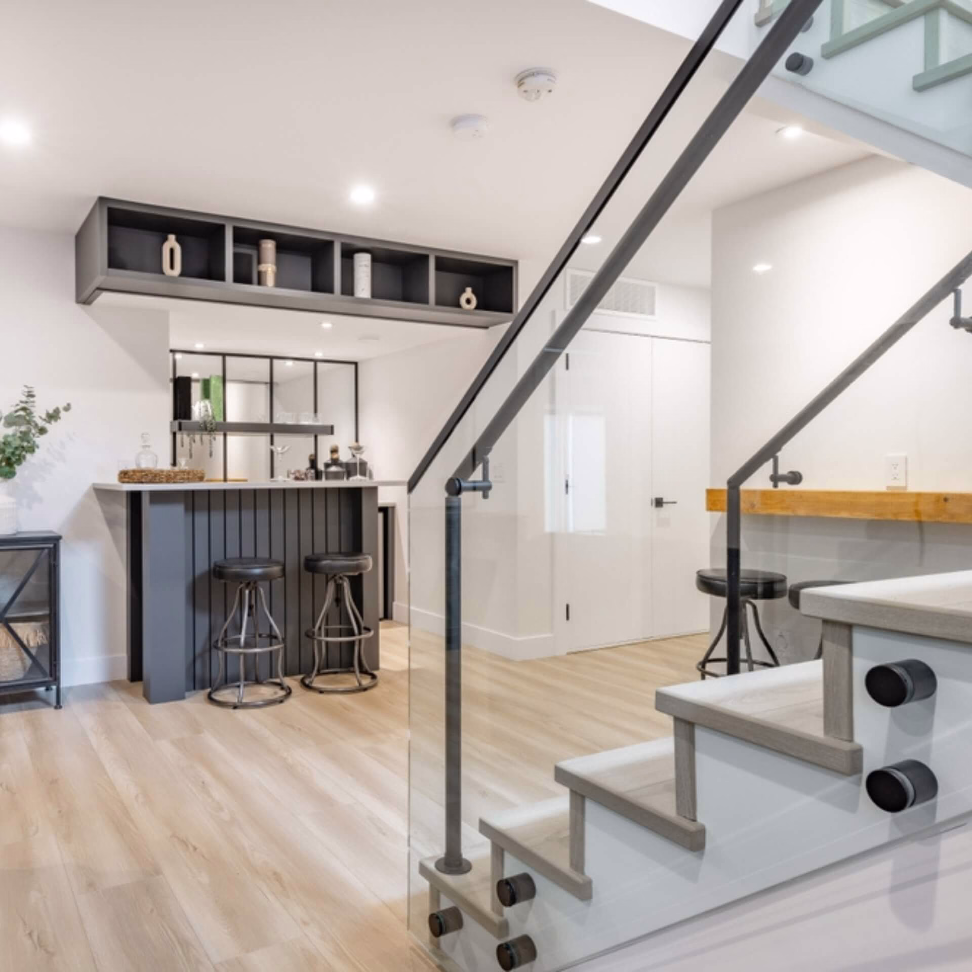 Finished basement by True Form Construction
