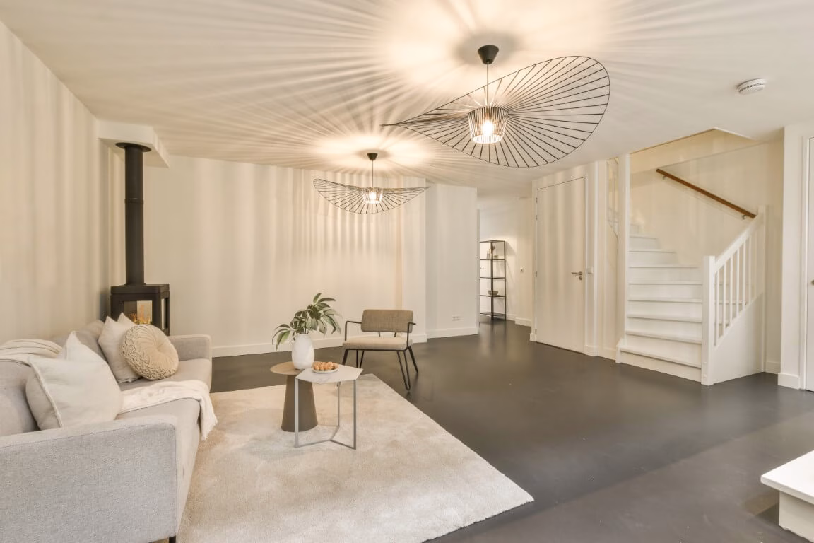 Finished basement by True Form Construction
