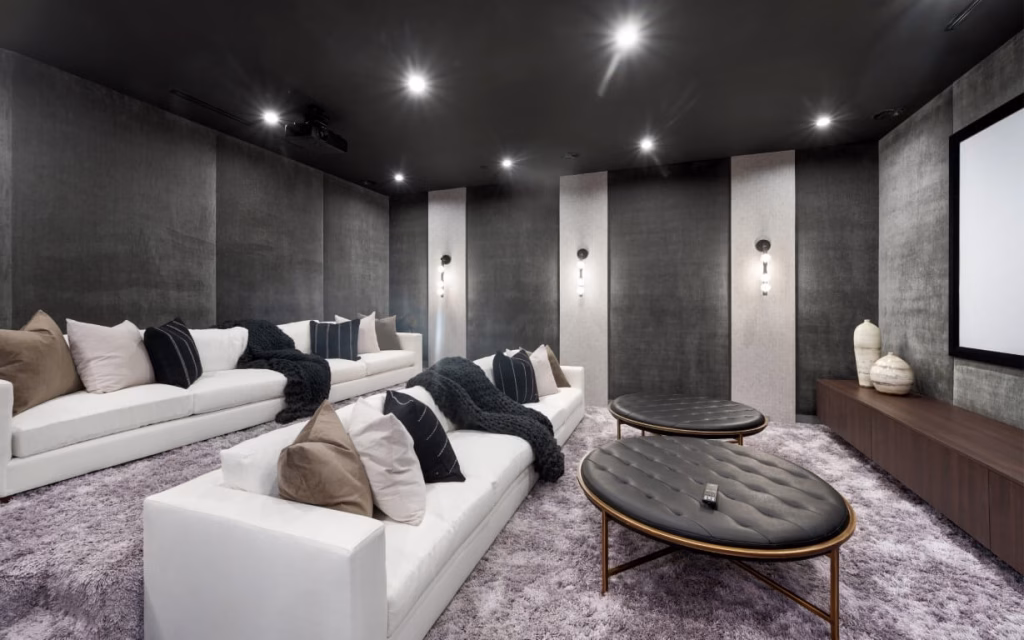 Finished basement by True Form Construction