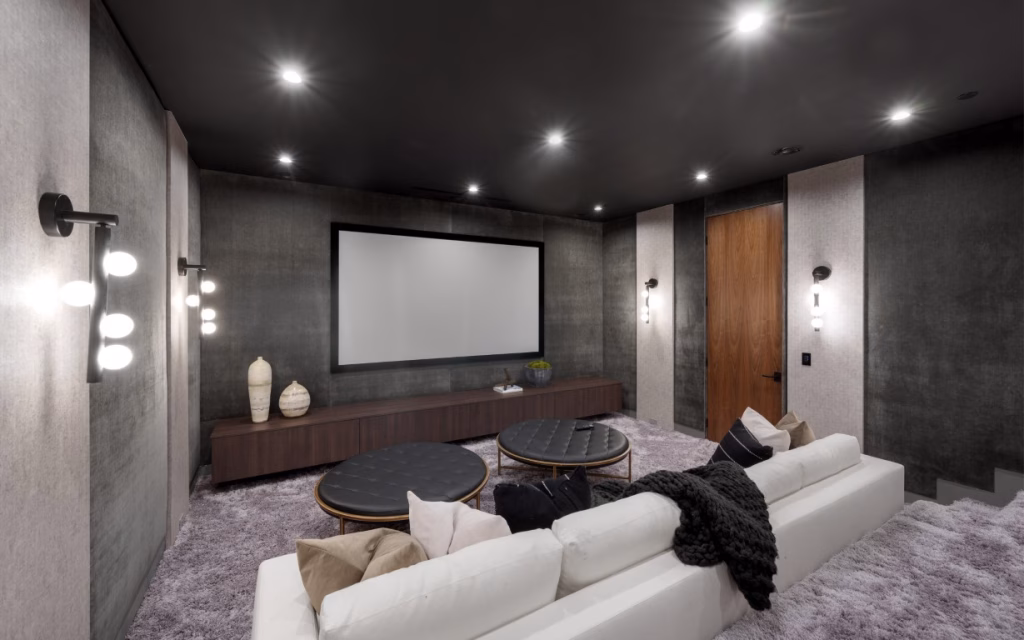Finished basement by True Form Construction