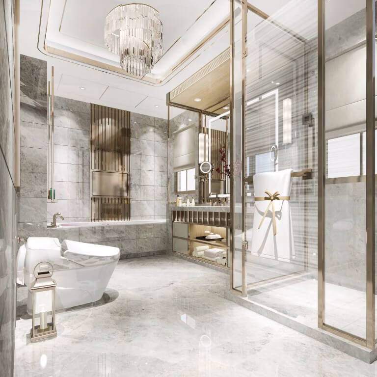 Bathroom renovated by True Form Construction