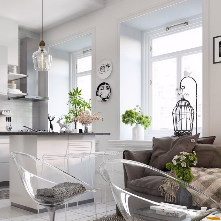 Styled interior after a full renovation