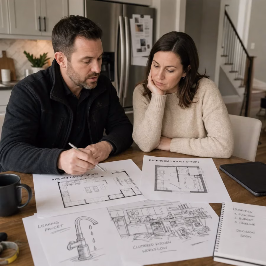 kitchen bath remodel priority decision 655