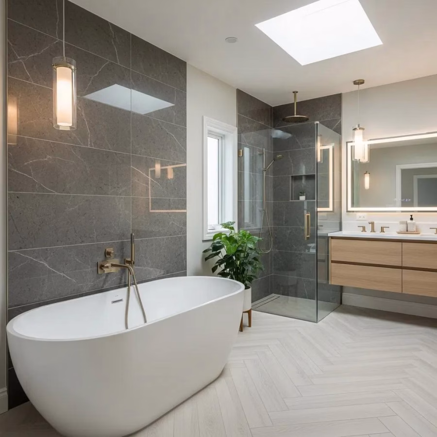 modern bathroom renovation showcasing stylish design and fixtures c6e33384 ad36 42e0 a13f 64c2f483ee0b