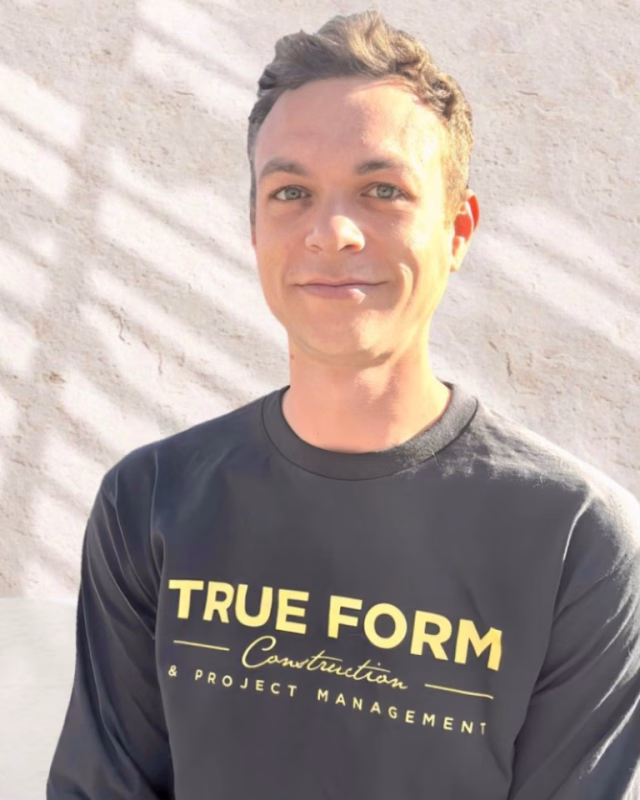 Kaine, lead site supervisor at True Form Construction