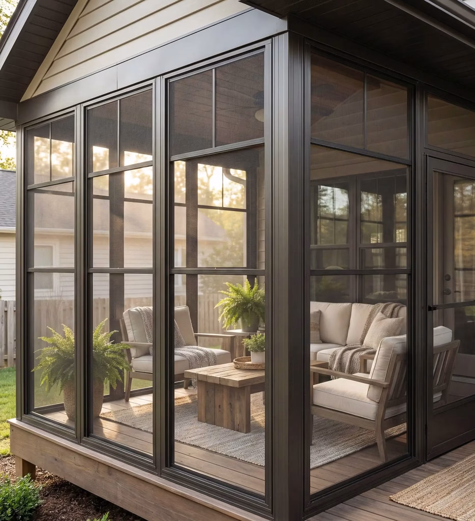 Front porch built by True Form Construction