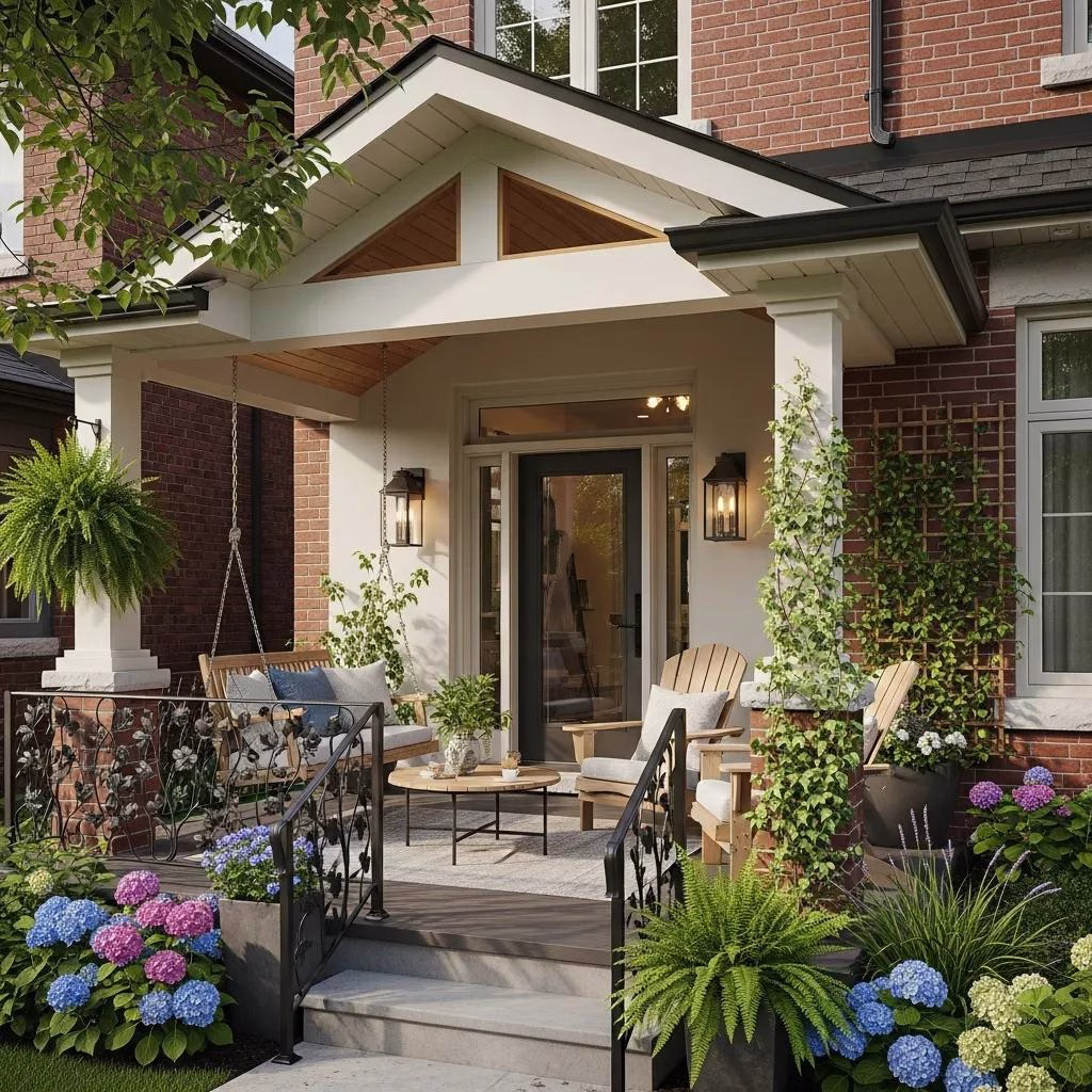 Front porch built by True Form Construction