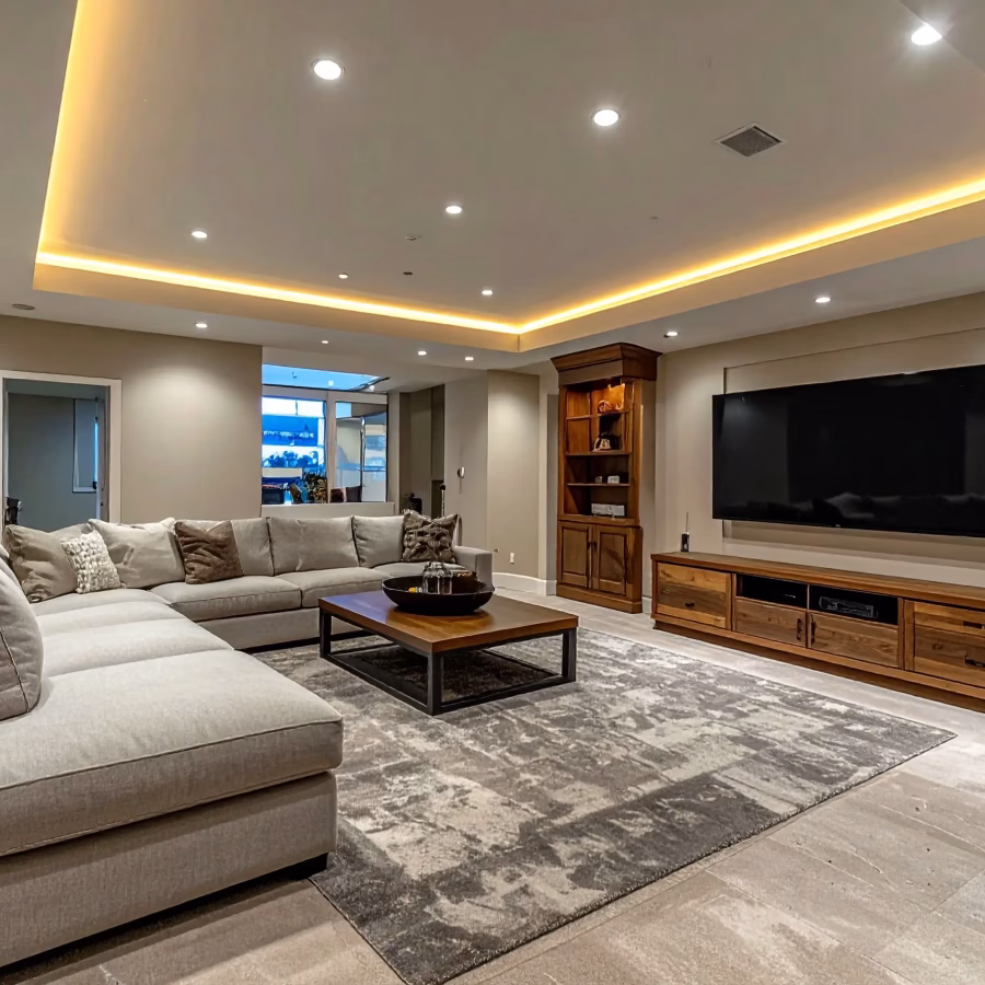 Finished interior by True Form Construction