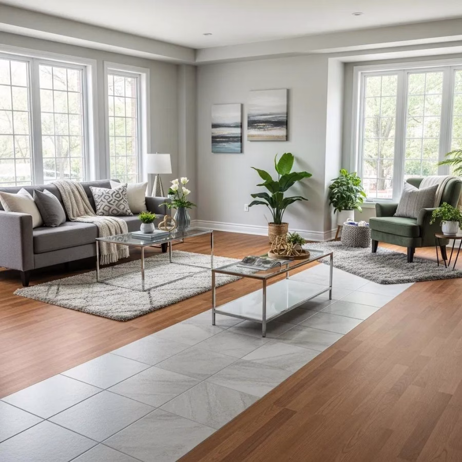stylish living room with various flooring options highlighting durability and aesthetics ad604de6 ed14 4f36 91c3 9f835c855966