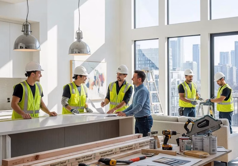 toronto home renovation with construction workers collaborating on site a84c16e0 59aa 47bf 9639 e004fb7d4c68