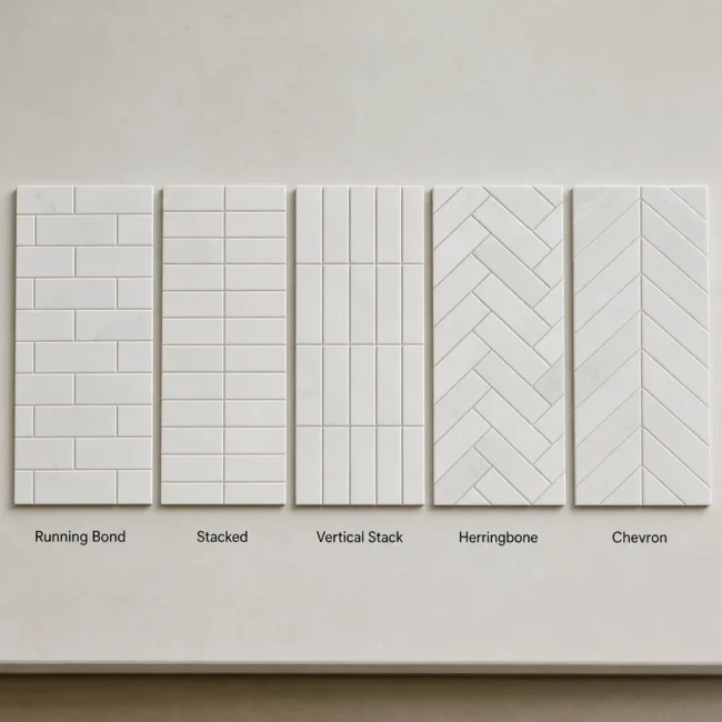 backsplash patterns sample board 3252